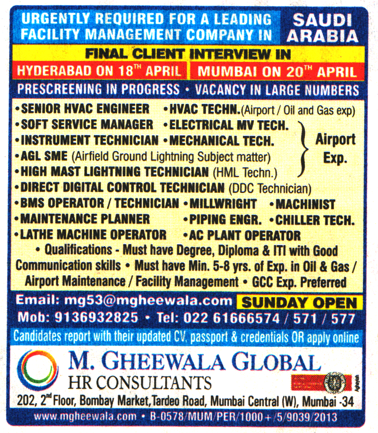 Jobs in Saudi Arabia for Piping Engineer