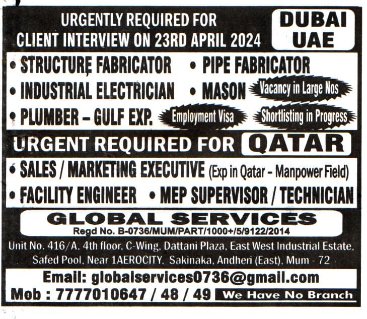 Jobs in Qatar for Sales Marketing Executive