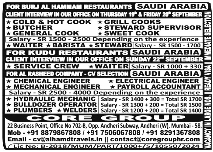 Jobs in Saudi Arabia for Payroll Accountant